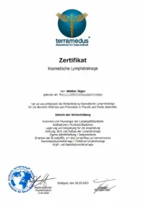 Terramedus_Zertifikat_Lymphdrainage2023_WalterJaeger